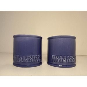 WHALER’S TIKI MUG CUP PURPLE LAVENDER Set of 2
